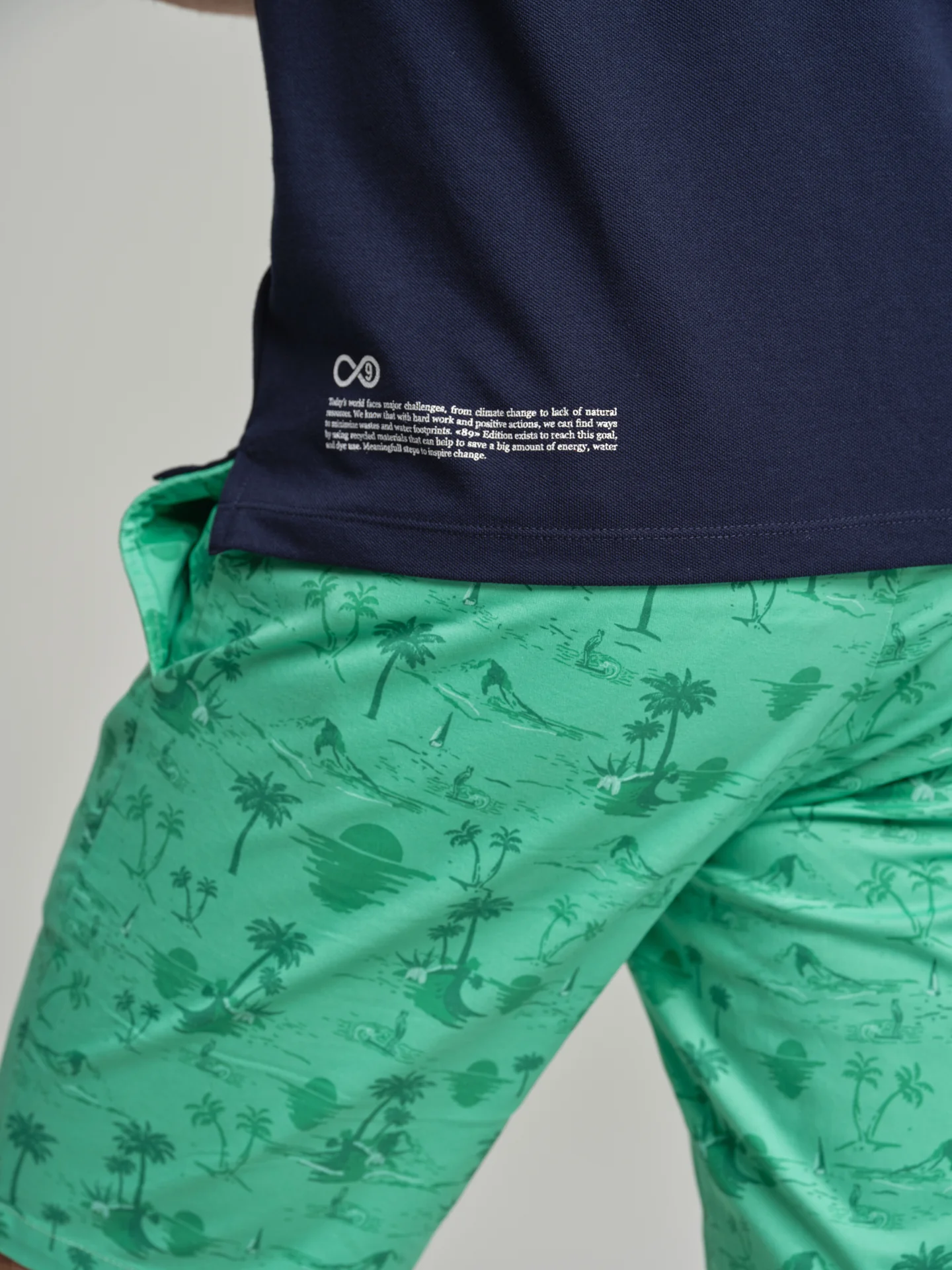 89 Edition Capsule Collection K-Easy contrasts piquet polo shirt - Image 11
