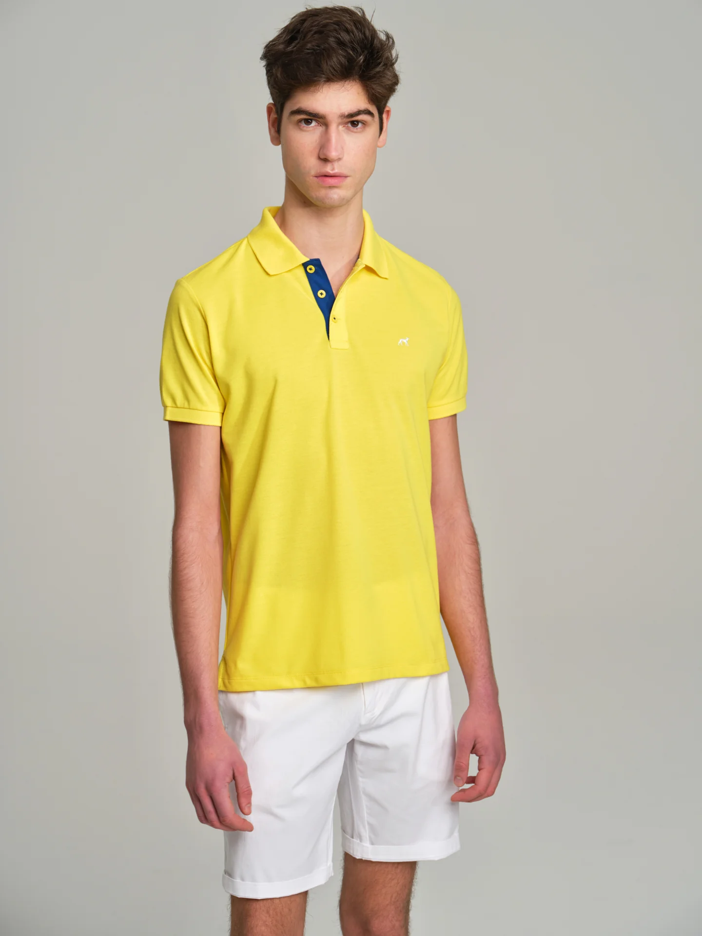 89 Edition Capsule Collection K-Easy contrasts piquet polo shirt - Image 13