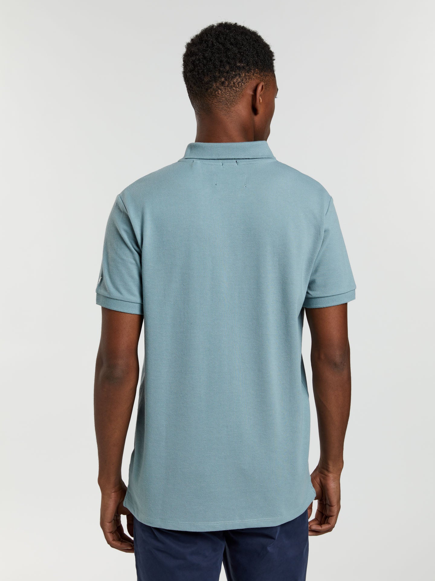 89 edition slim fit branding piqué polo shirt - Image 9