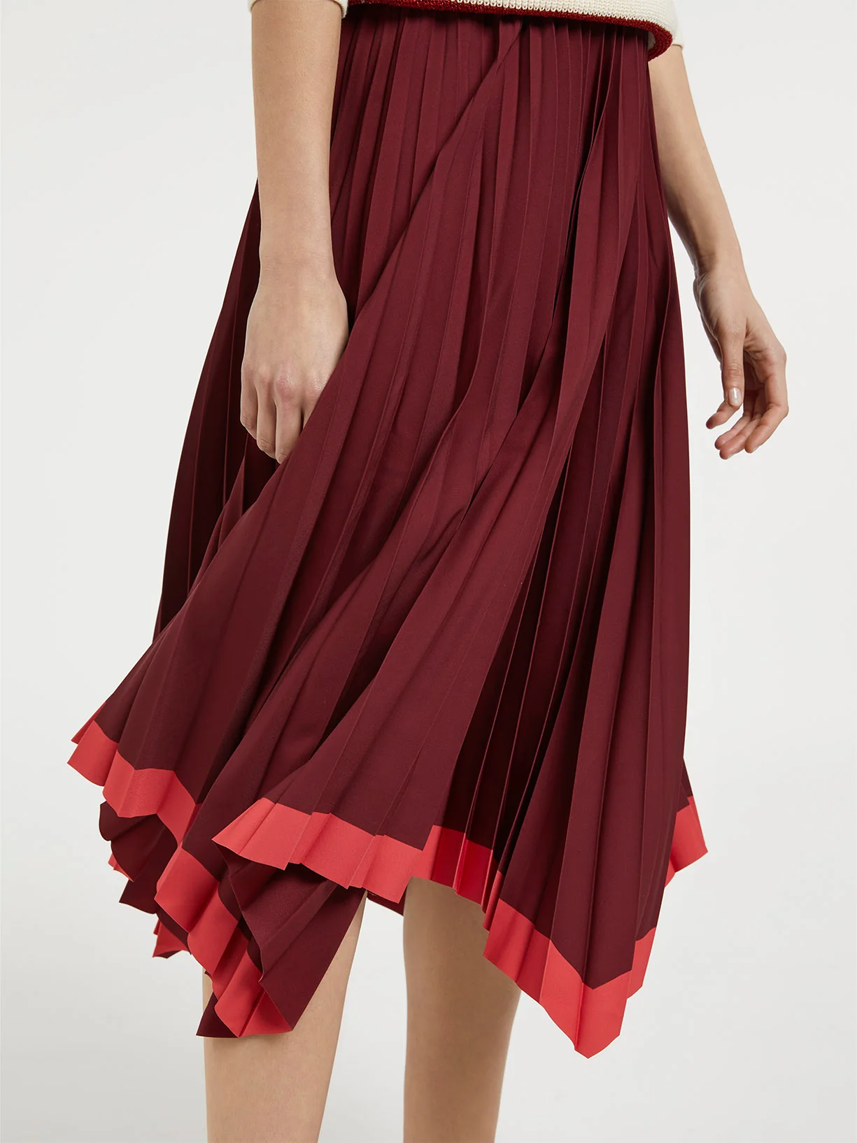 Asymmetric Midi Skirt - Image 3