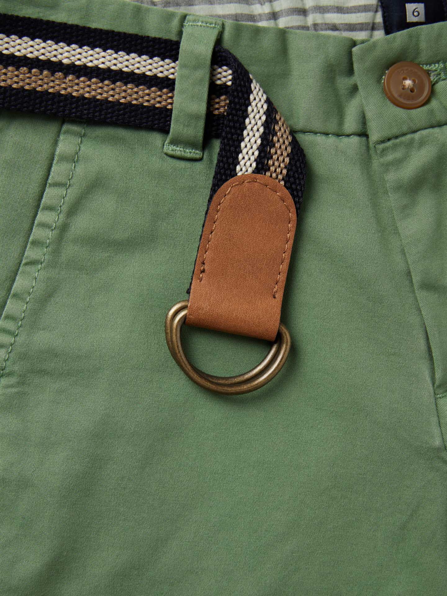 Basic Bermuda Shorts with Belt - Image 12