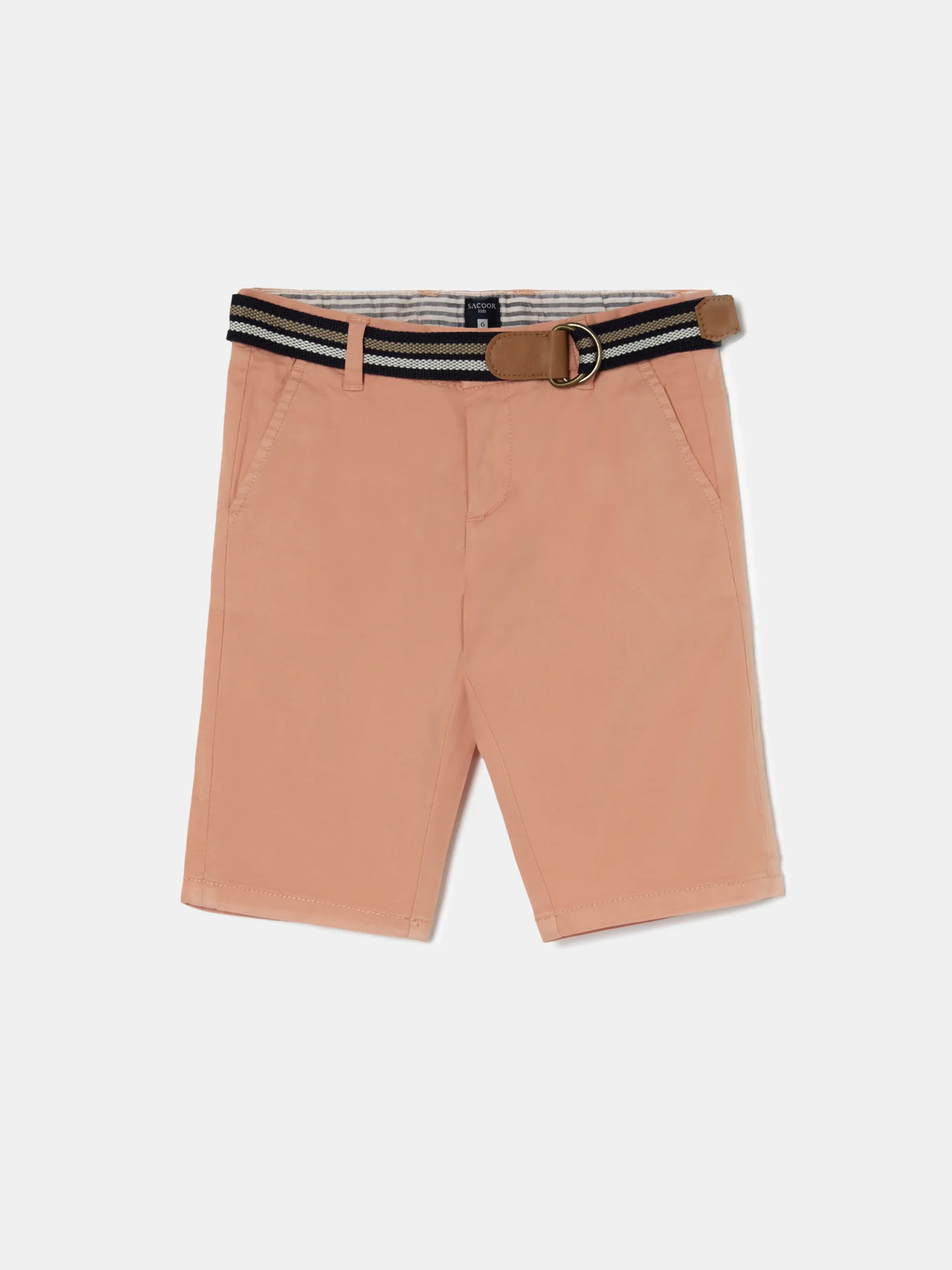 Basic Bermuda Shorts with Belt - Image 20
