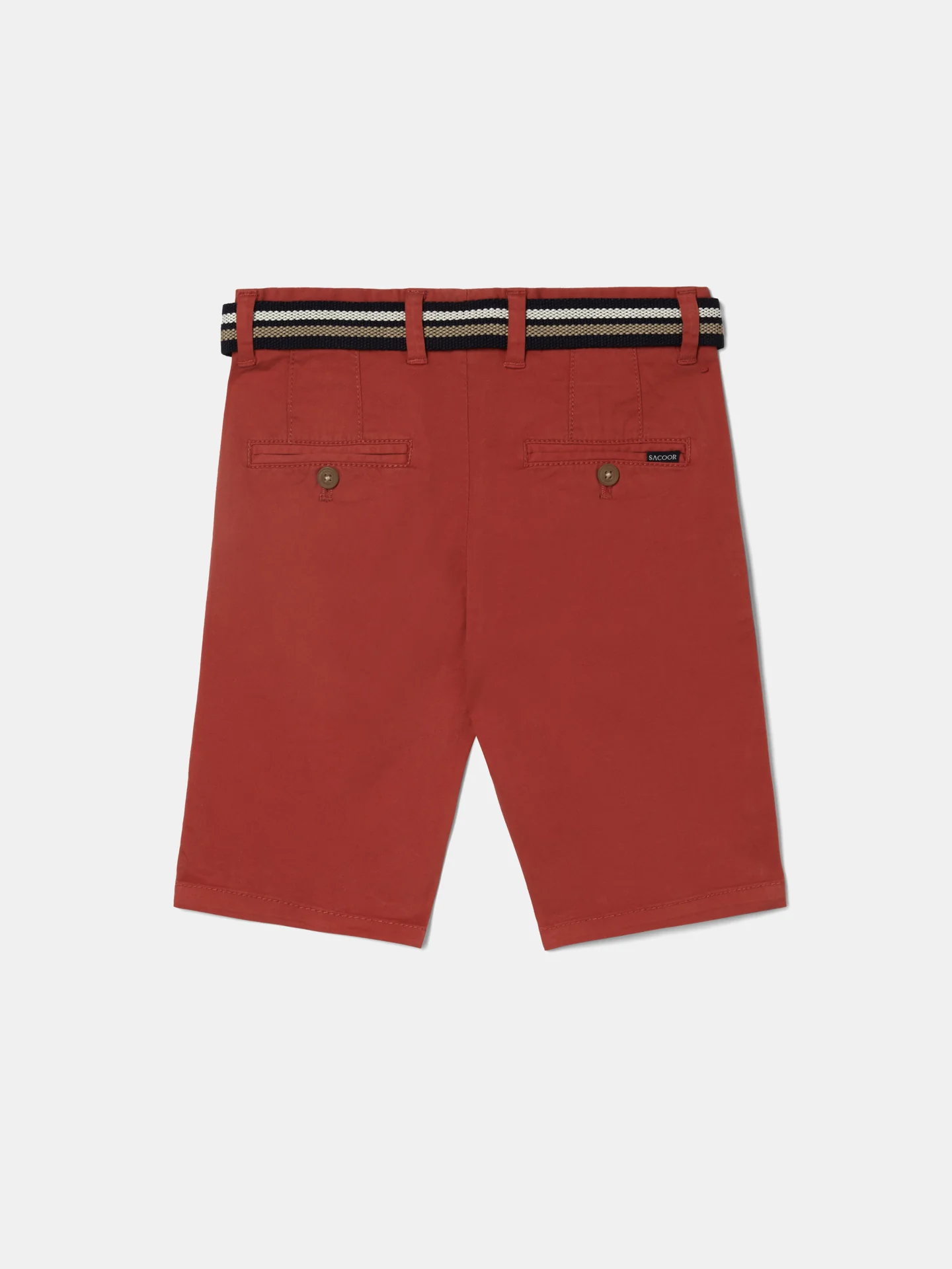 Basic Bermuda Shorts with Belt - Image 24