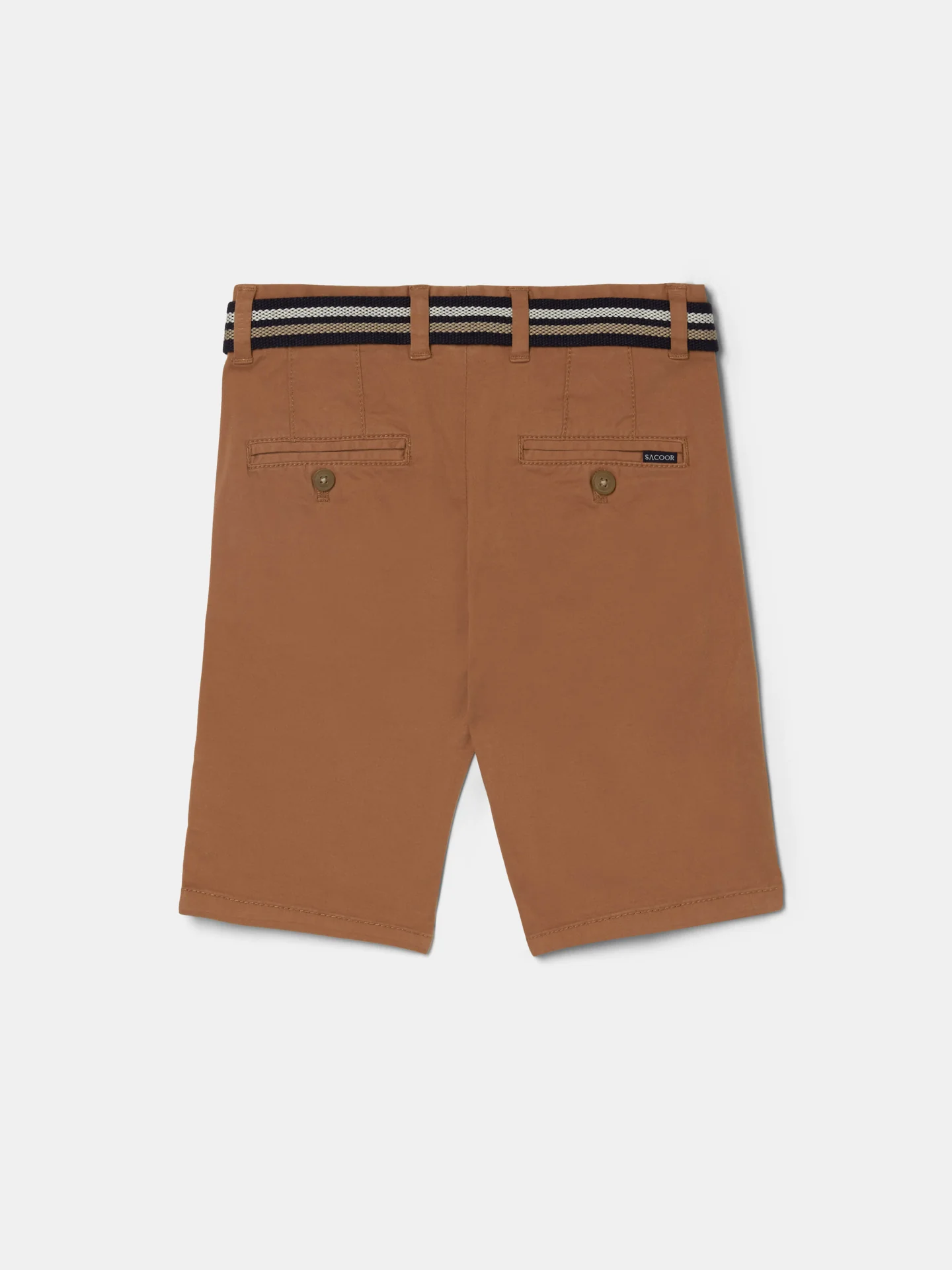 Basic Bermuda Shorts with Belt - Image 5
