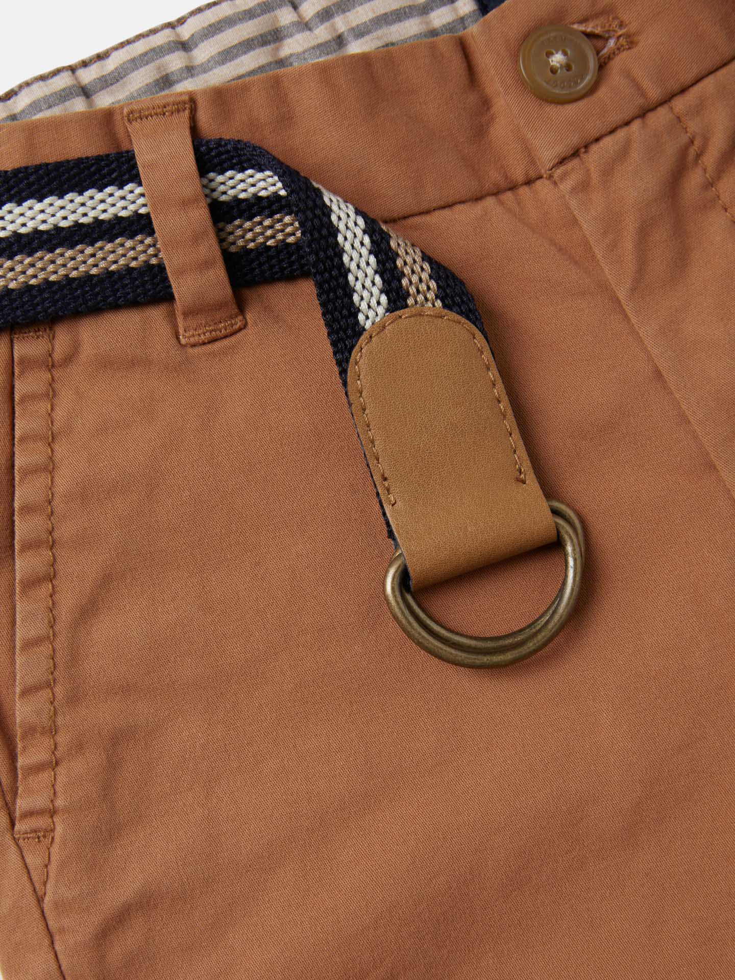 Basic Bermuda Shorts with Belt - Image 6