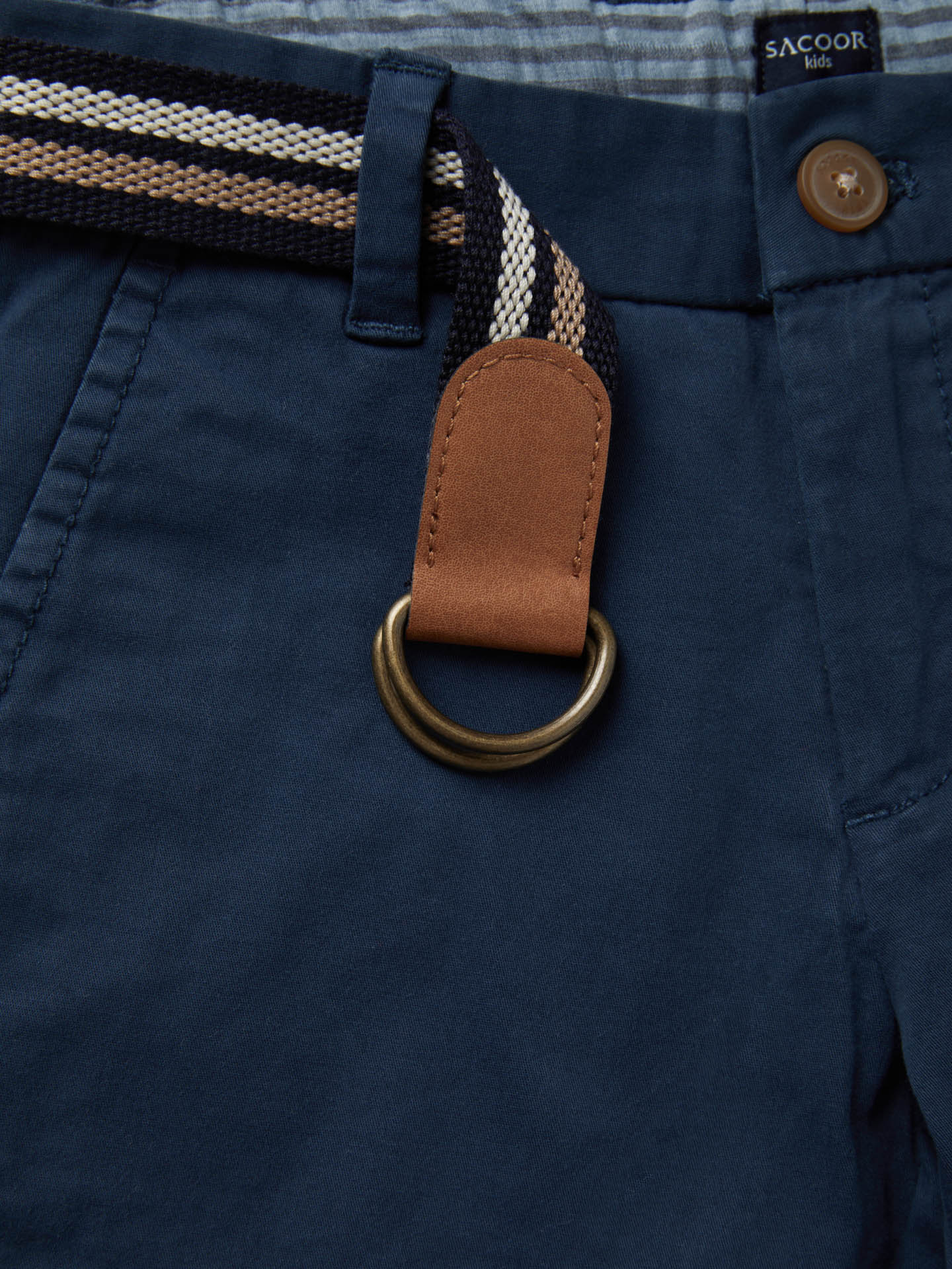 Basic Bermuda Shorts with Belt - Image 9