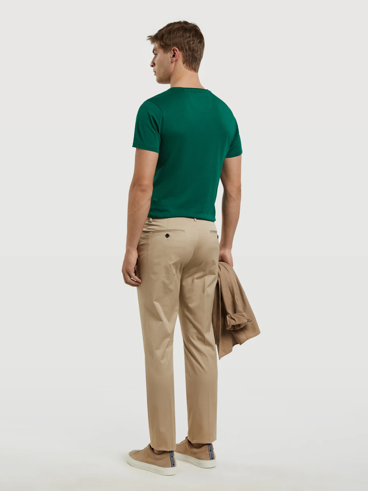 Basic Comfort Cotton slim fit Chino Trouser - Image 11