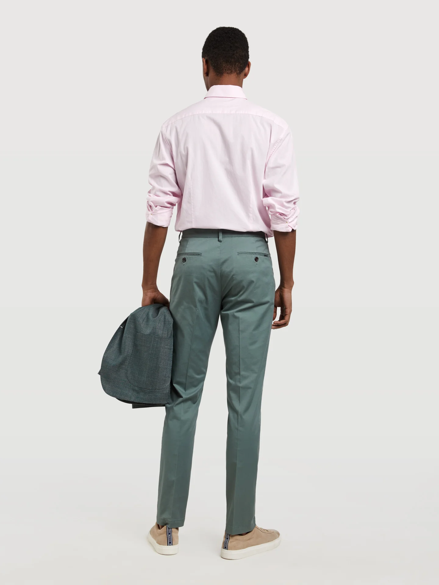 Basic Comfort Cotton slim fit Chino Trouser - Image 14