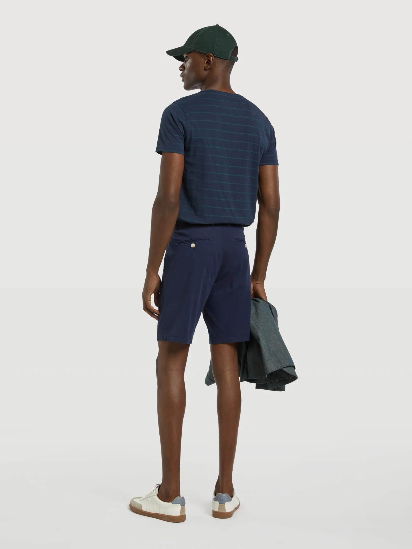 Basic Comfort Slim Fit Bermuda in Garment Dye - Image 2