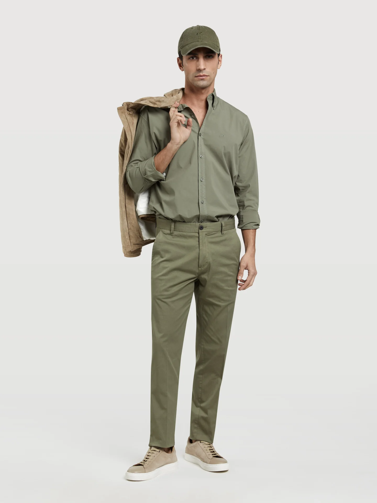 Basic Respekt Cotton slim fit Chino Trouser - Image 7