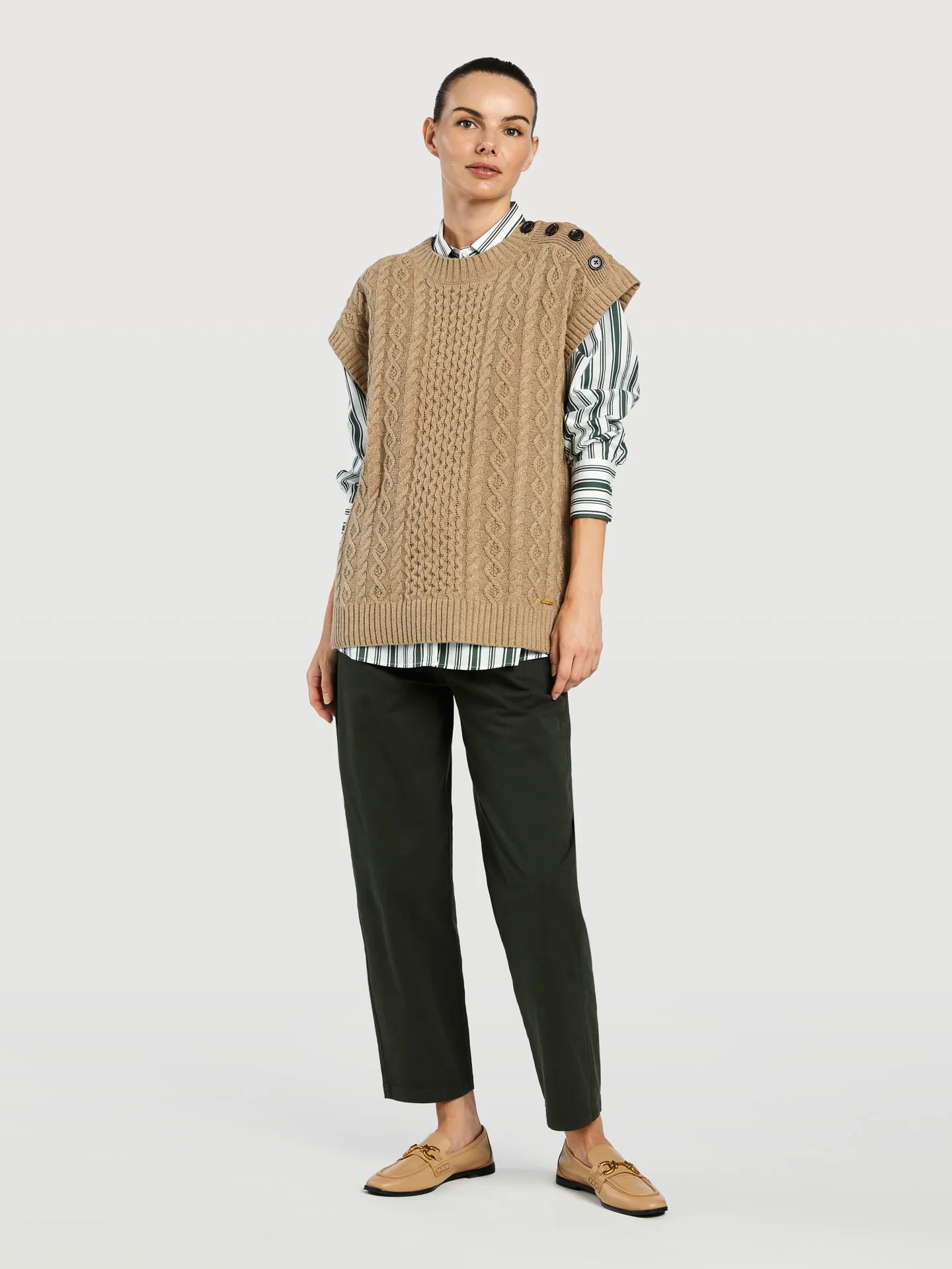 Cable Knit Vest - Image 4