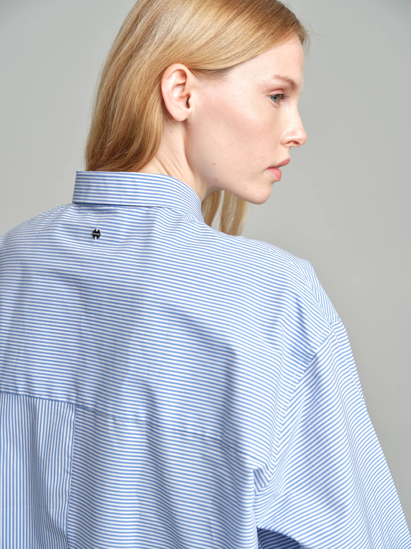 Casual loose fit striped shirt - Image 5