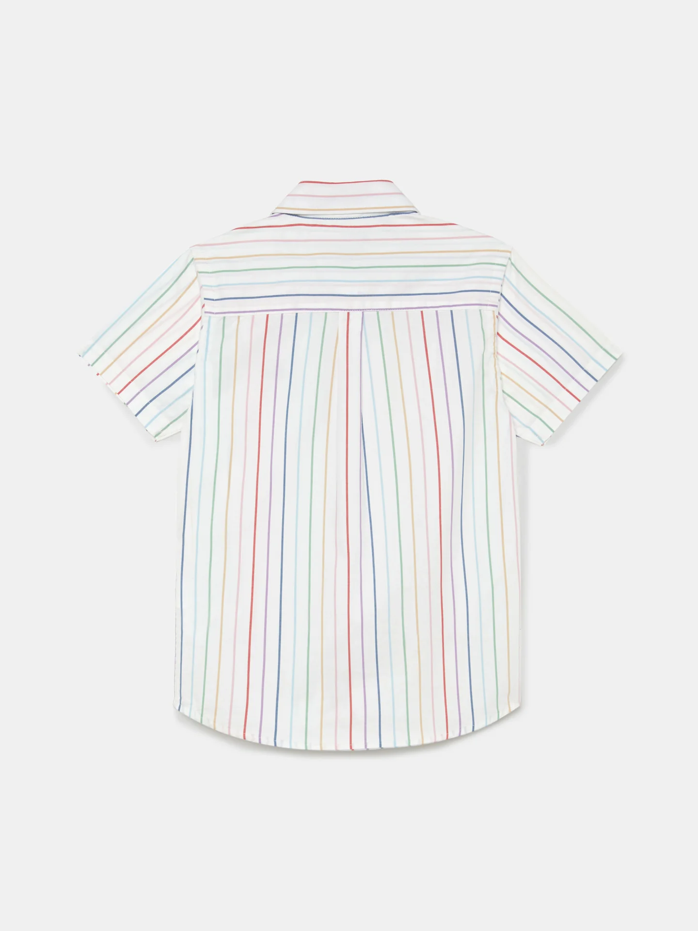 Casual Multicolour Striped Oxford Shirt - Image 2