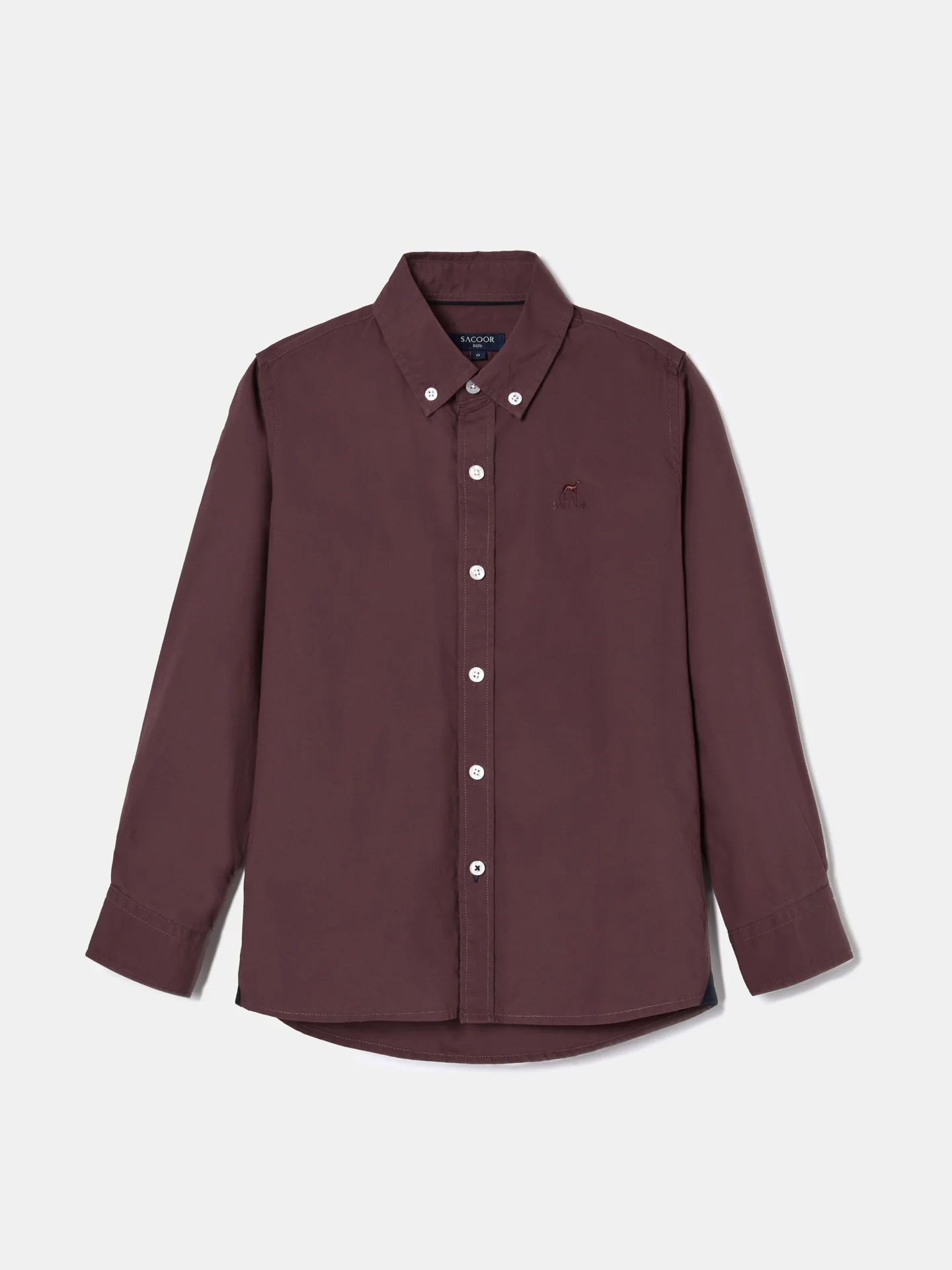 Casual Plain Color Poplin Shirt