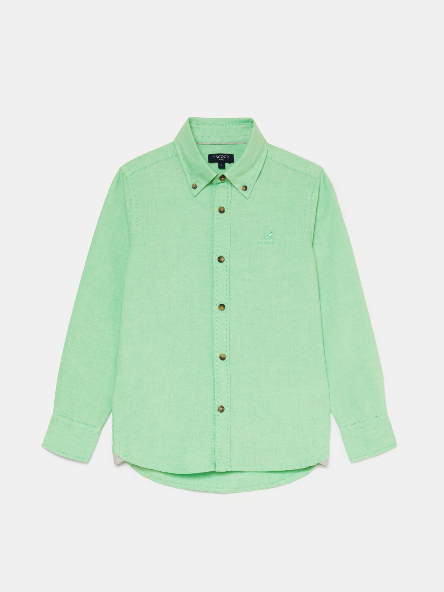 Casual Plain colour Oxford Shirt - Image 4