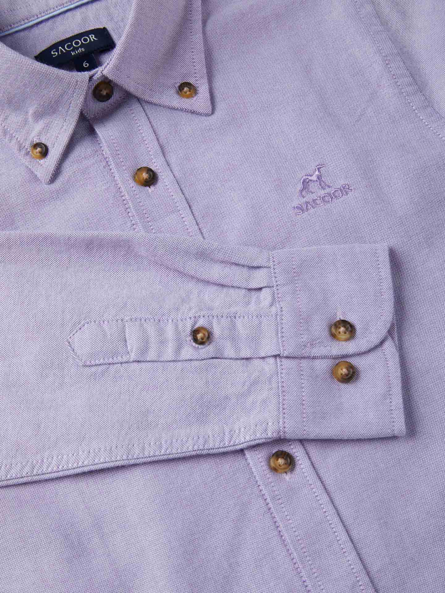 Casual Plain colour Oxford Shirt - Image 9