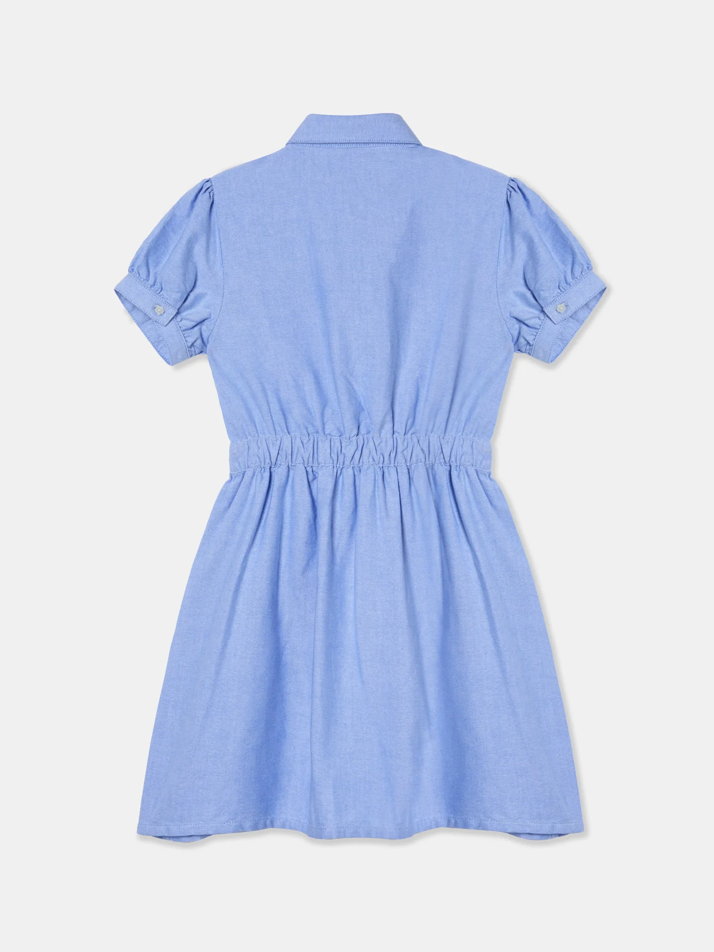Casual Plain Colour Oxford Shirt Dress - Image 2