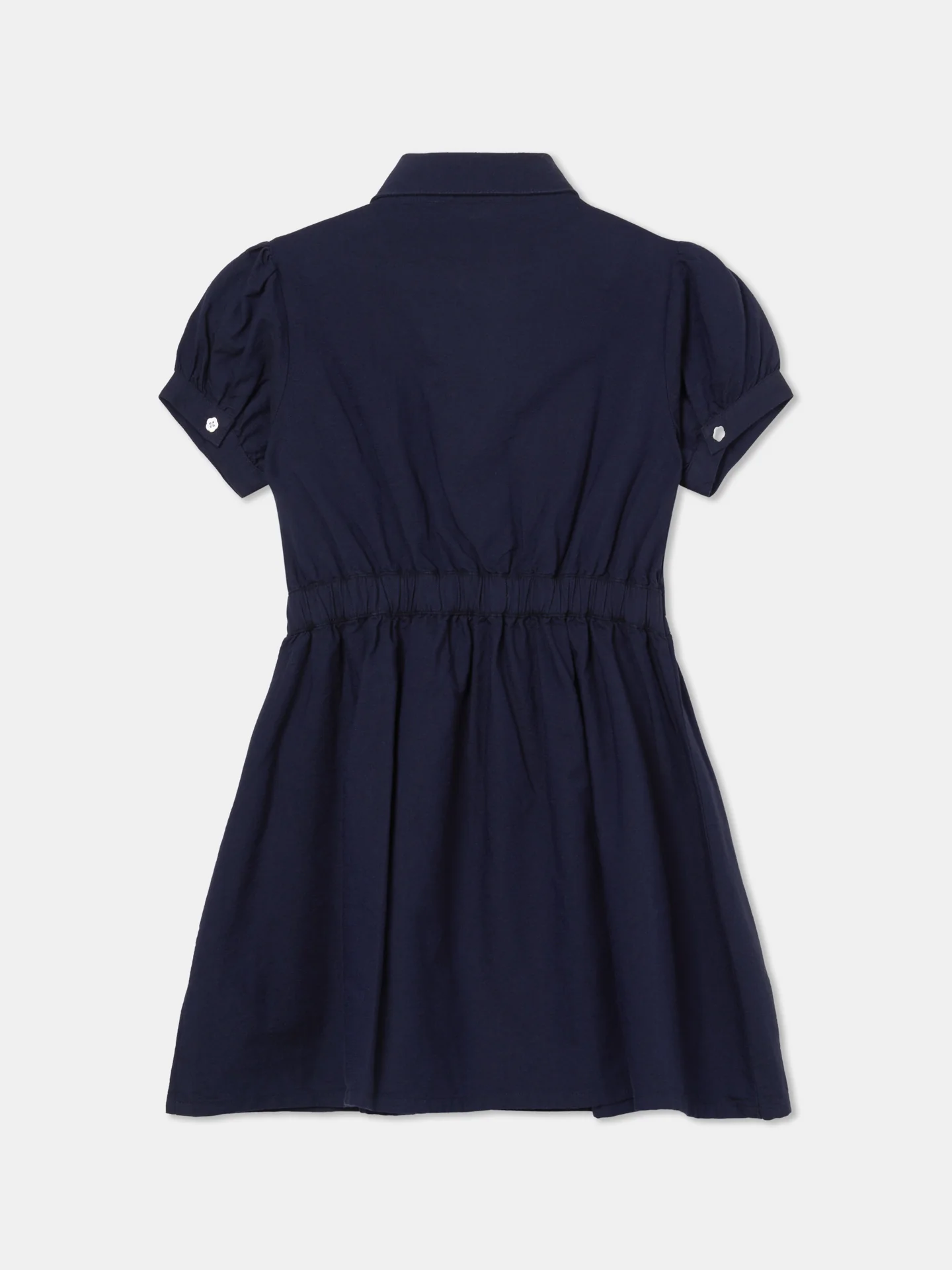 Casual Plain Colour Oxford Shirt Dress - Image 4