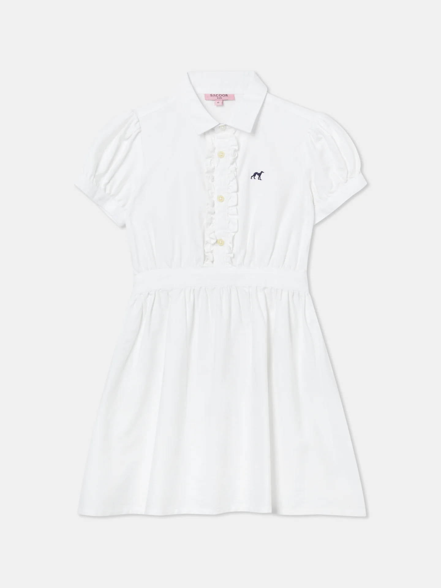 Casual Plain Colour Oxford Shirt Dress - Image 7
