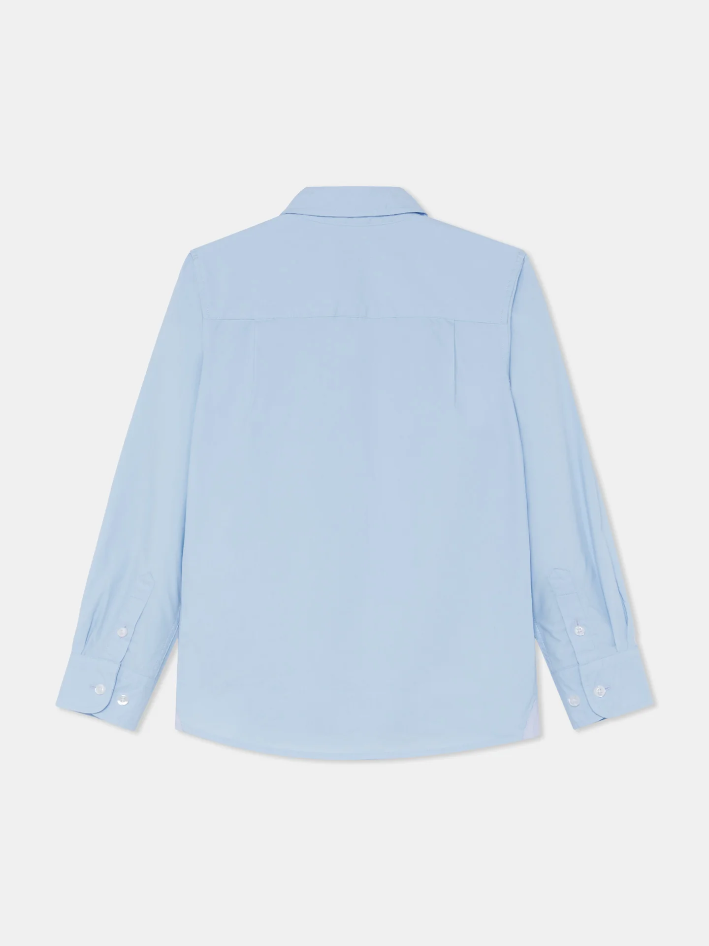 Casual Plain colour Poplin Shirt - Image 5