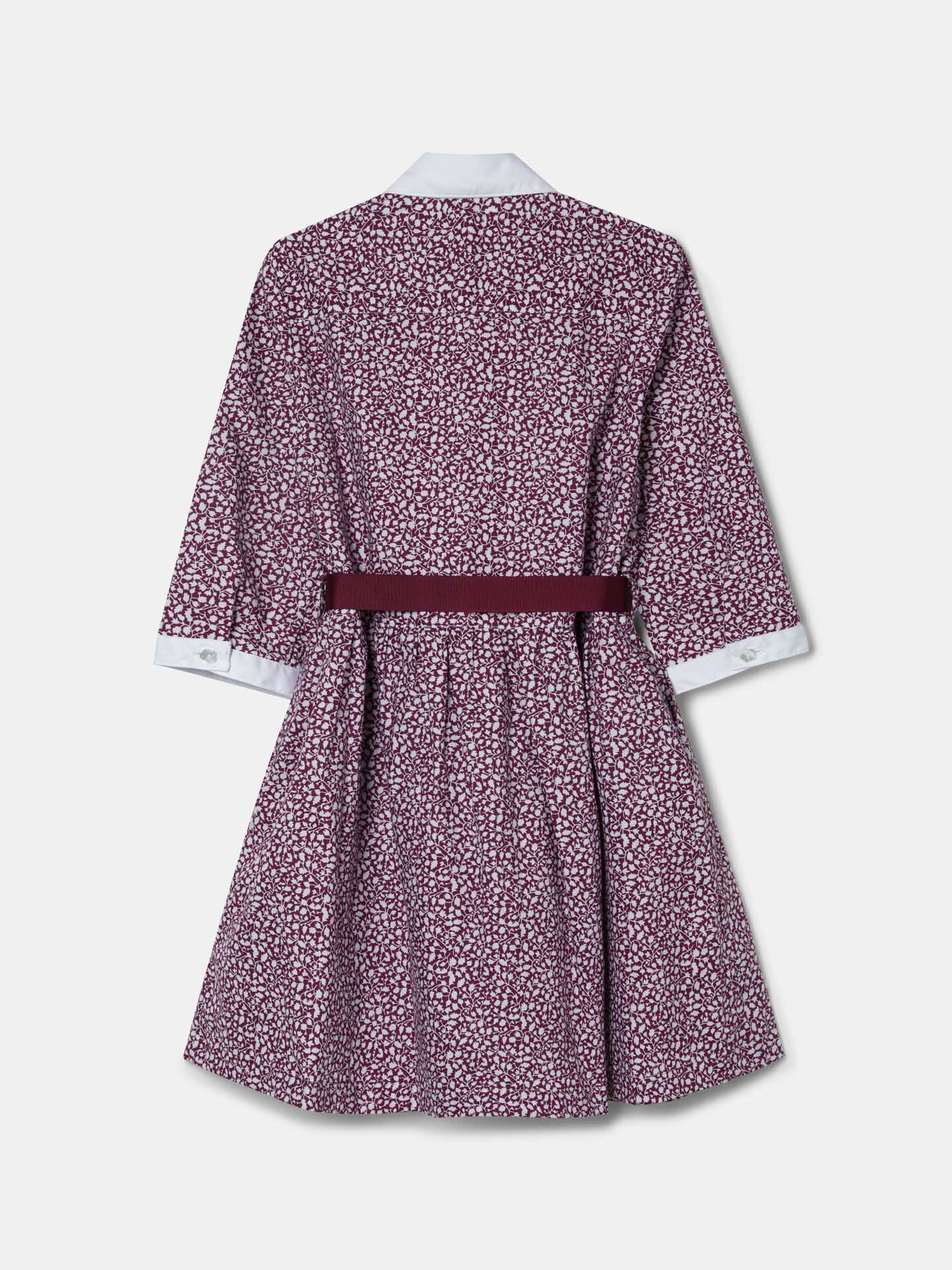 Casual Printed Poplin Shirt Dress - Image 2