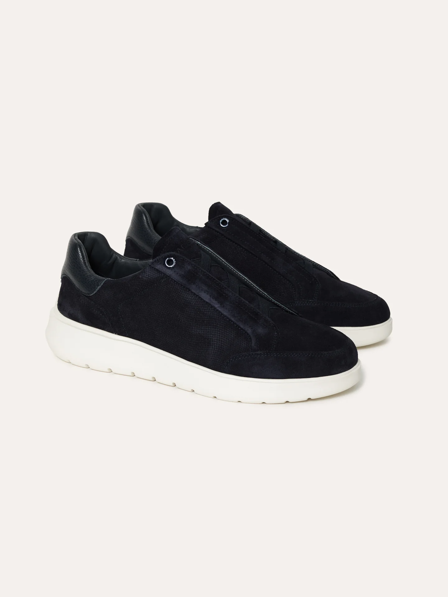 Casual Sneakers in Premium Suede with Elastic Fastening - Image 3