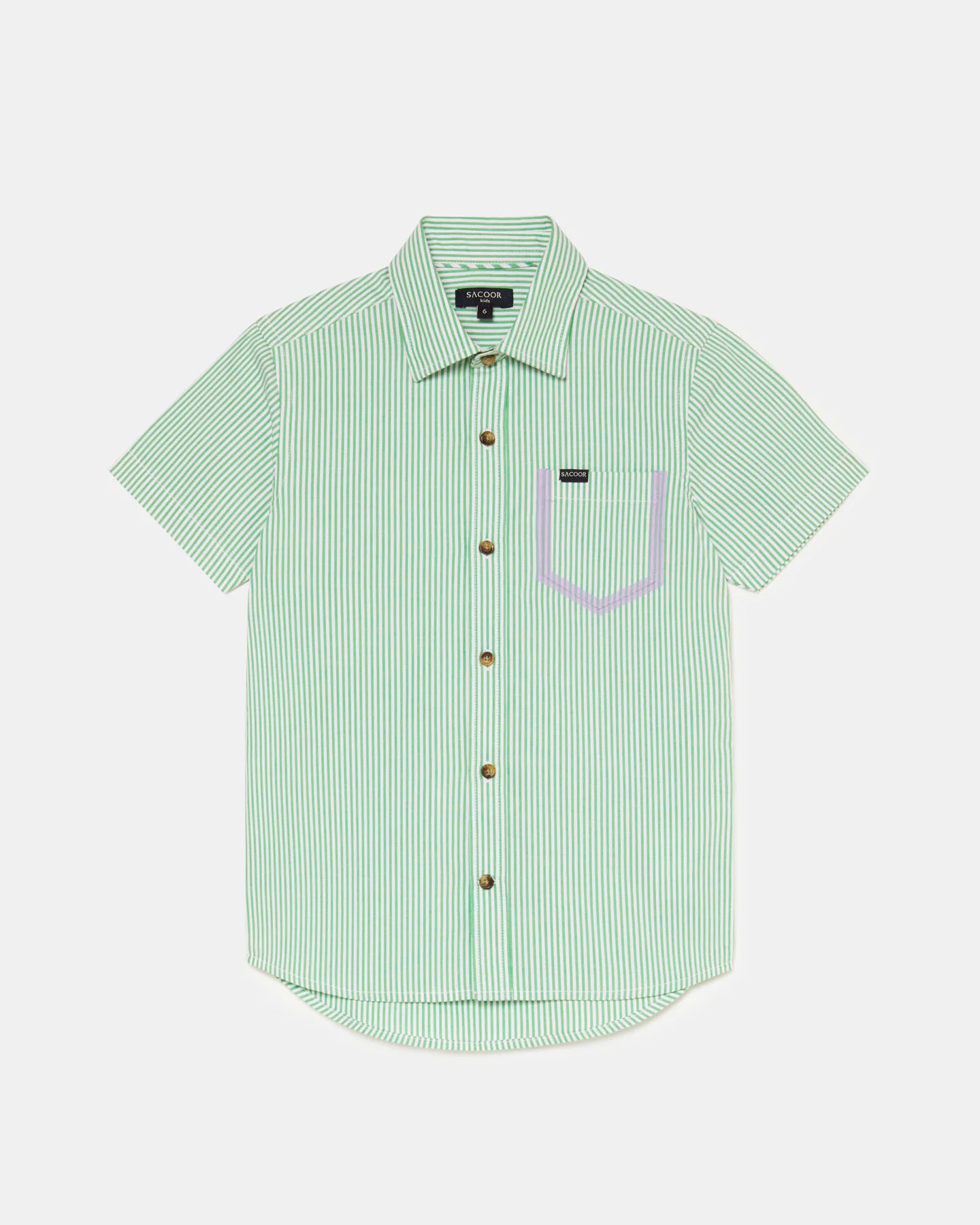 Casual Striped Oxford Shirt