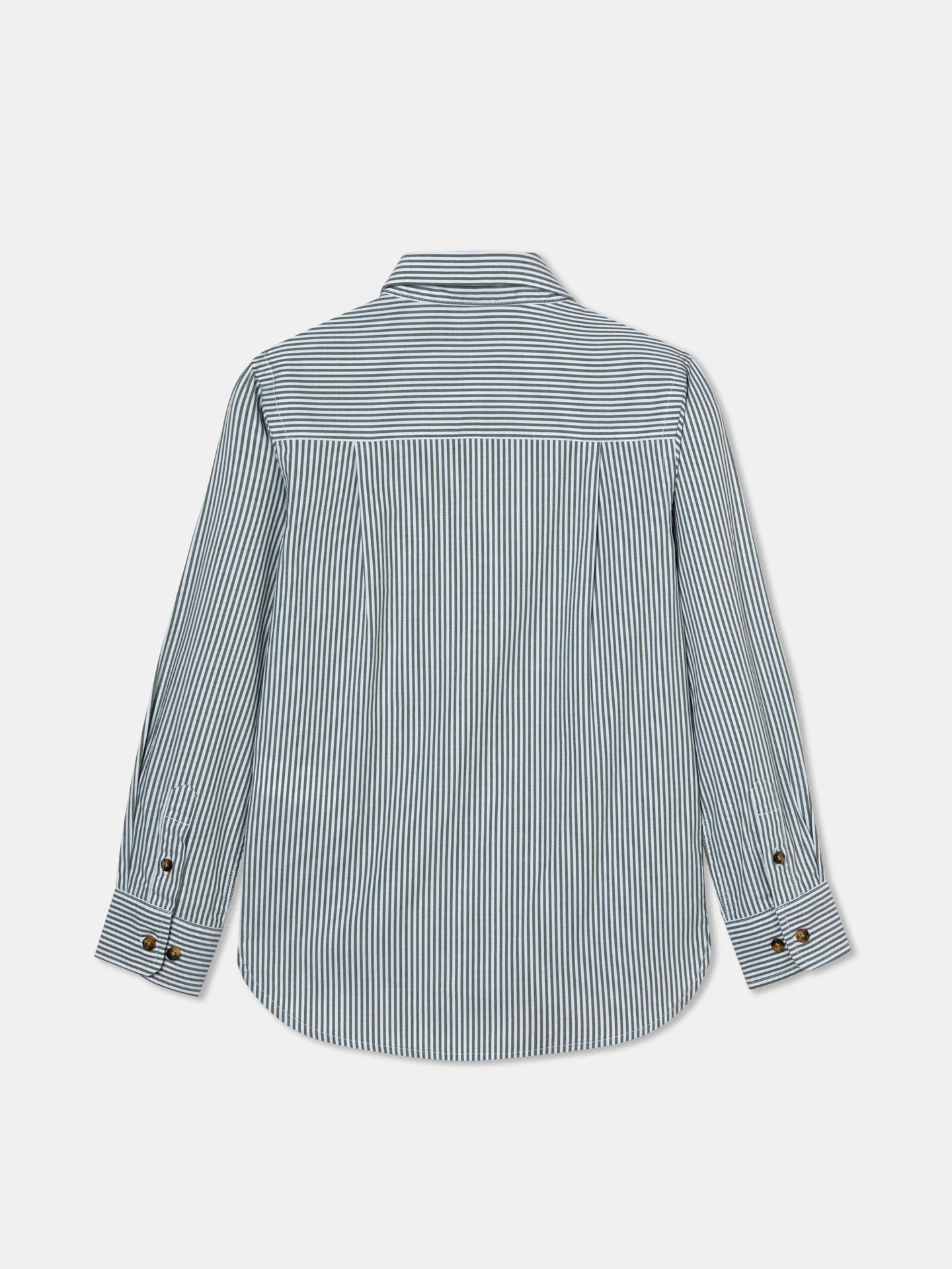 Casual Striped Oxford Shirt - Image 2