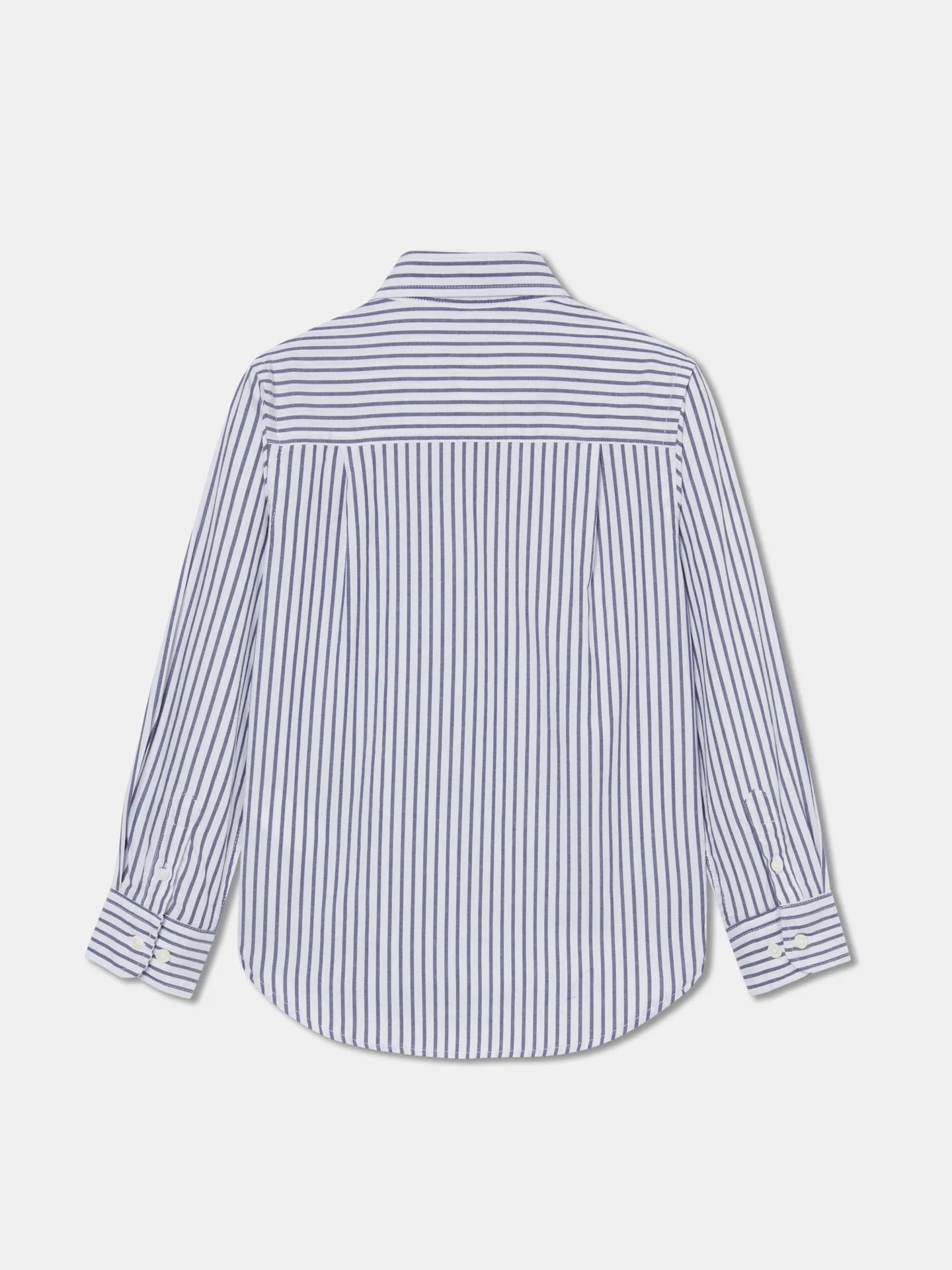 Casual Striped Oxford Shirt - Image 2