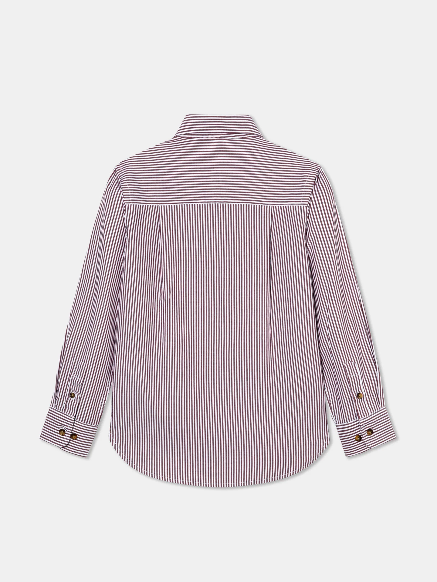 Casual Striped Oxford Shirt - Image 2