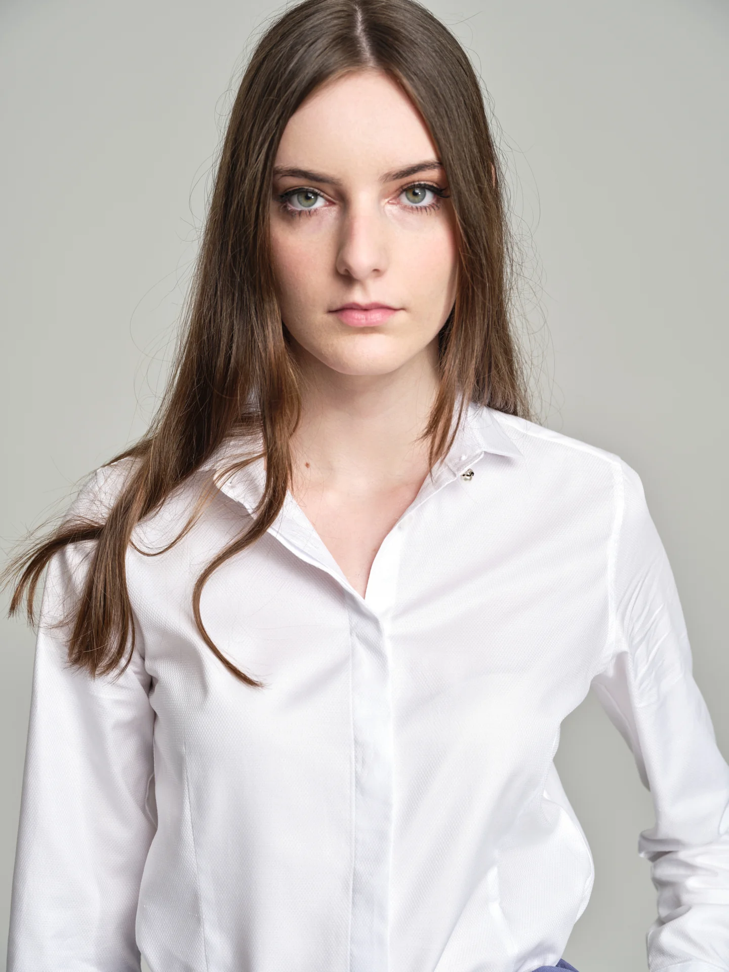 Classic slim fit pearl button-down shirt - Image 2