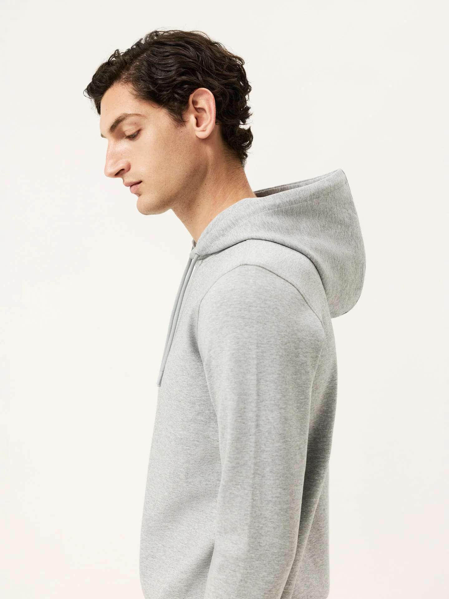 Cotton Fleece Hoodie With Chest Logo Print - Image 6