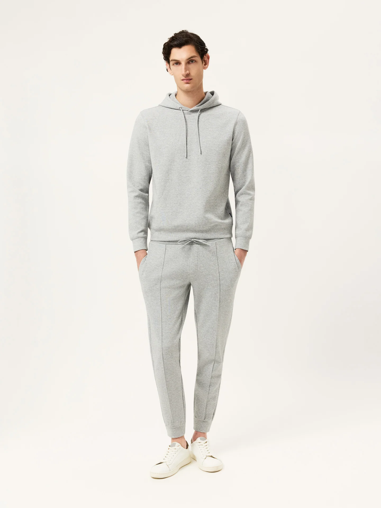 Cotton Fleece Hoodie With Chest Logo Print - Image 7