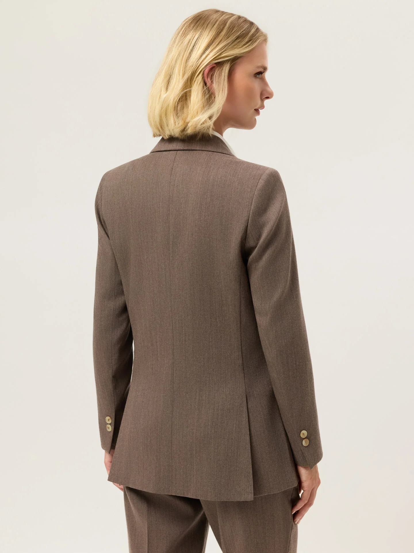 Double-Breasted Blazer In 100%Wool - Image 3