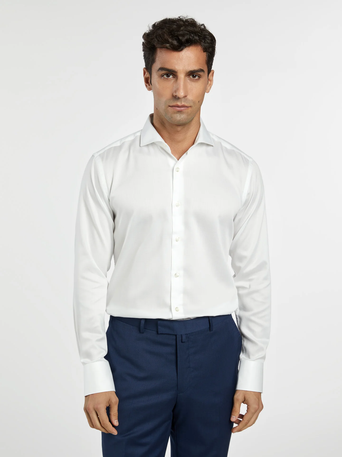 DUBLIN COLLAR SLIM FIT SINGLE CUFF - Image 2