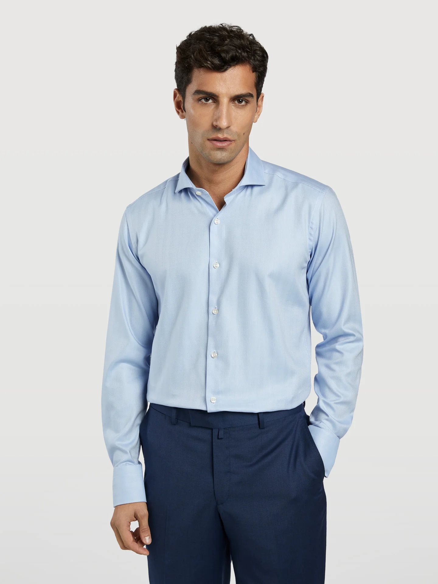 DUBLIN COLLAR SLIM FIT SINGLE CUFF