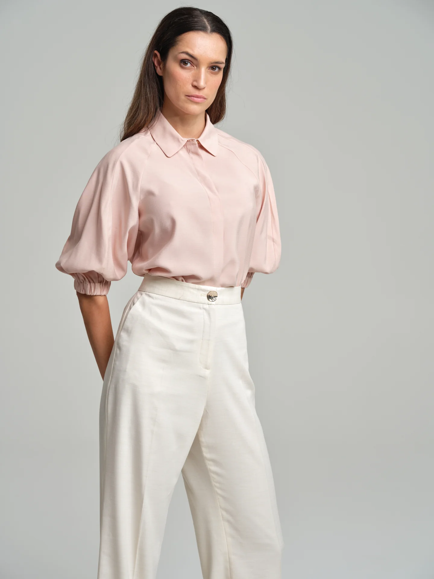 Fancy blouse with volume sleeves - Image 3