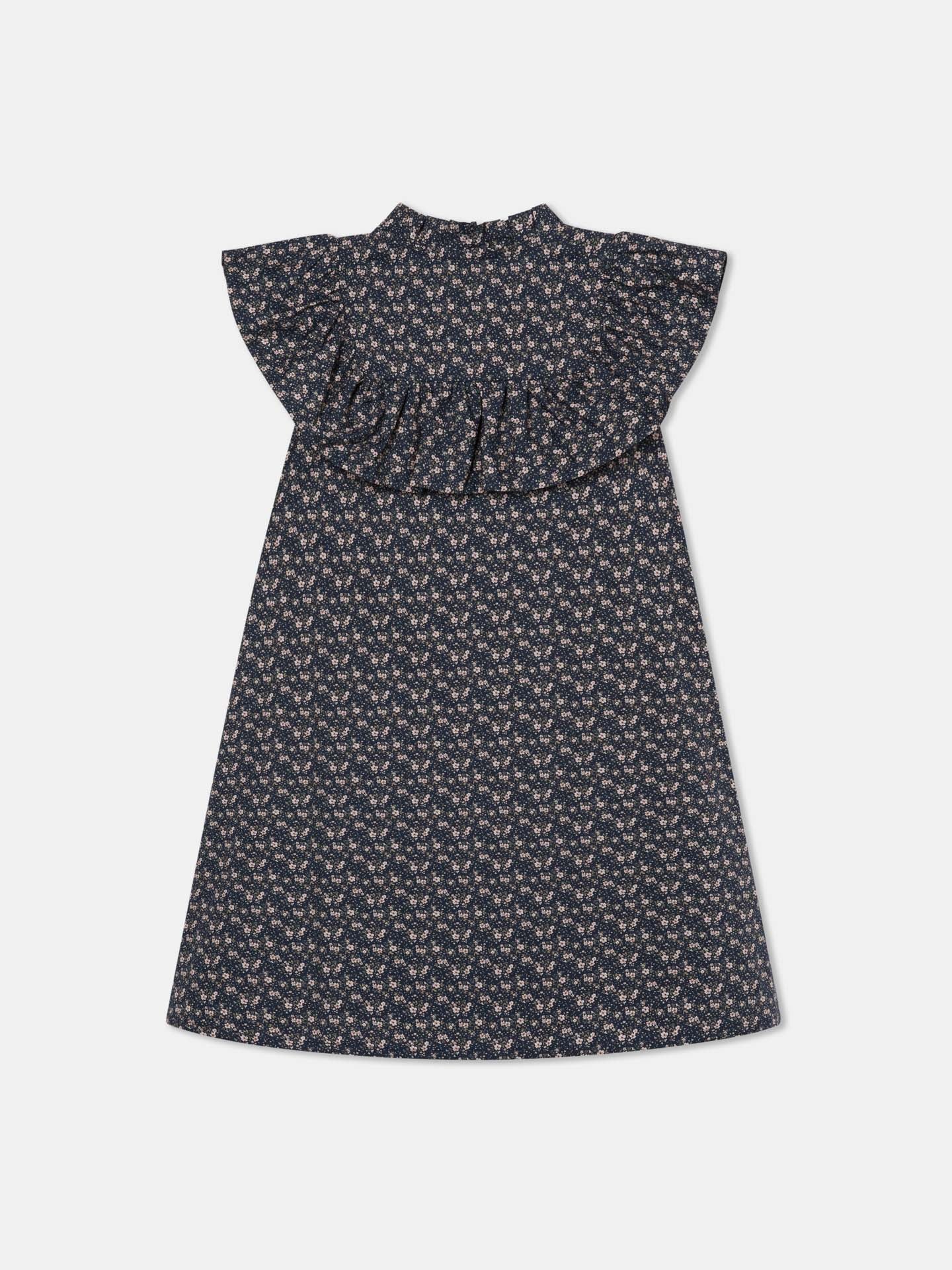 Flowers Pattern Frill Dress - Image 2