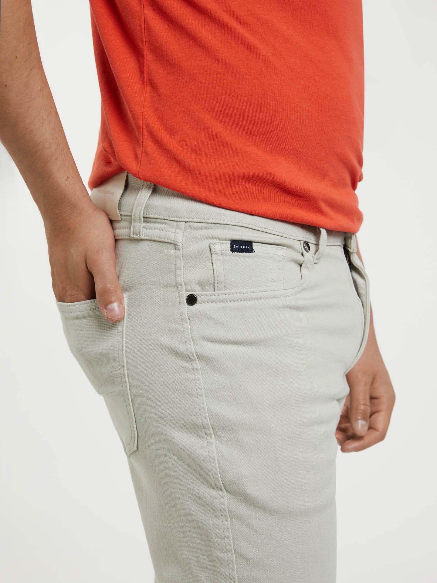 Garment Dye Slim Fit Jeans - Image 6