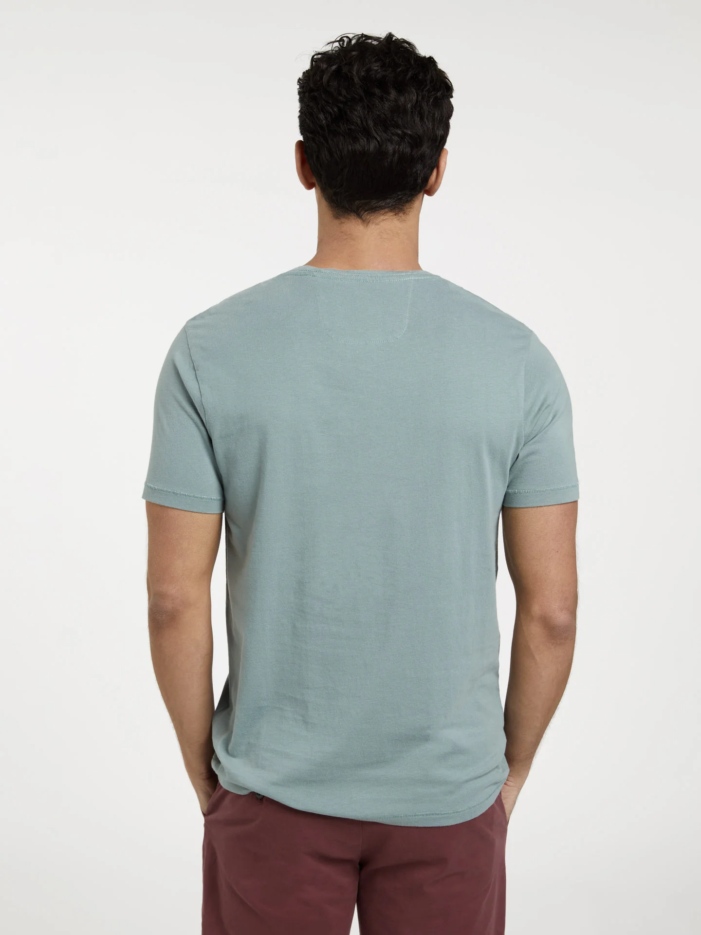 Garment Dye T-shirt With Placket - Image 15