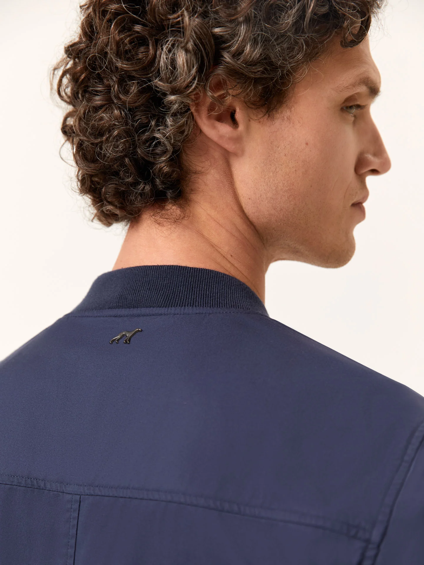 Garment Wash Light Weight Bomber Jacket - Image 4