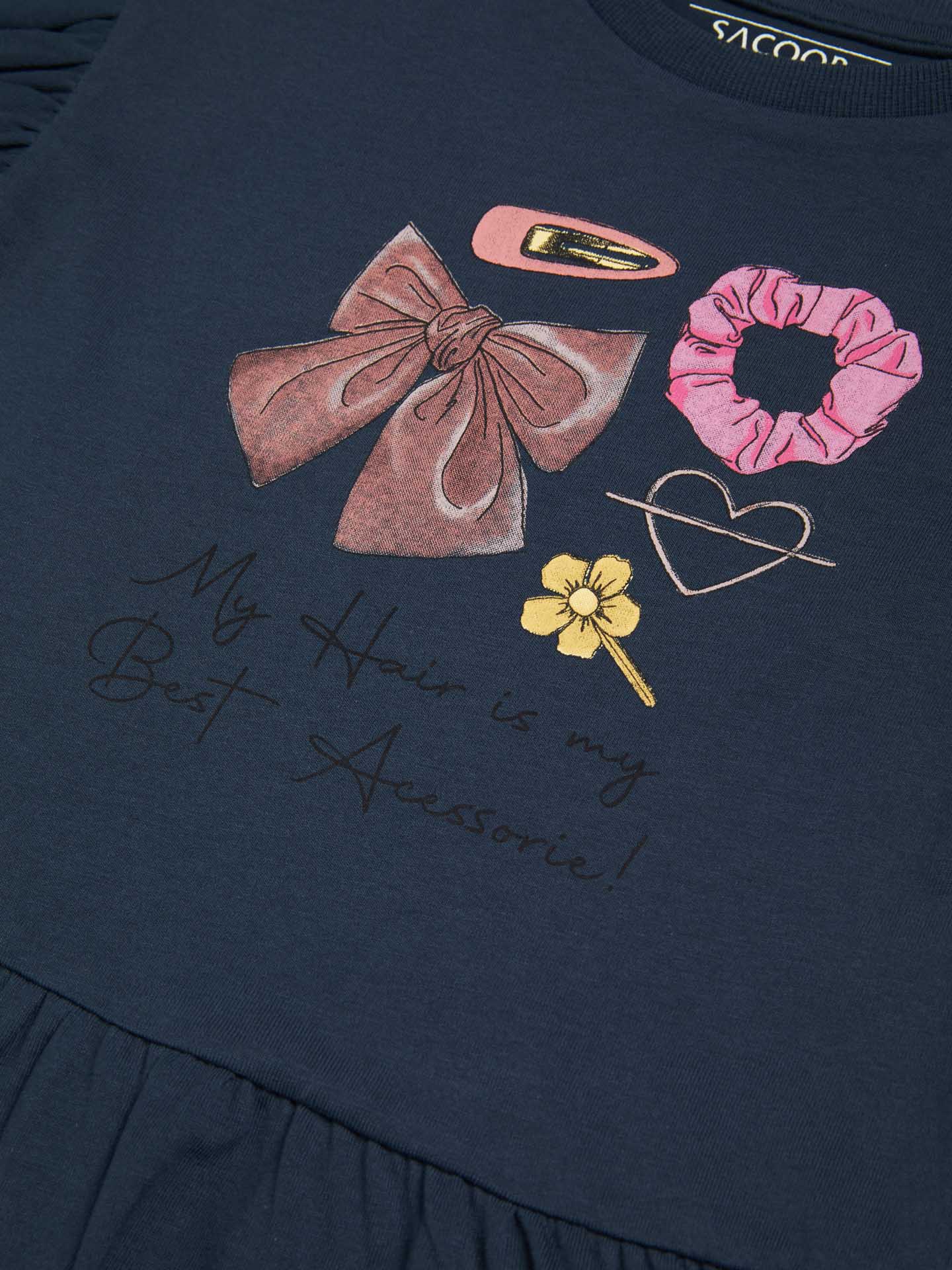 Hair Accessories Print T-shirt - Image 3