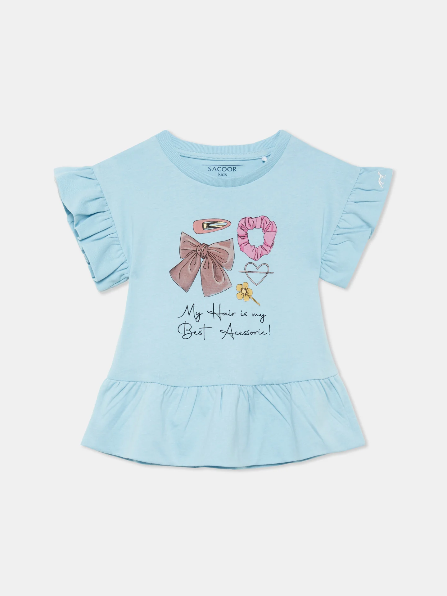 Hair Accessories Print T-shirt - Image 4