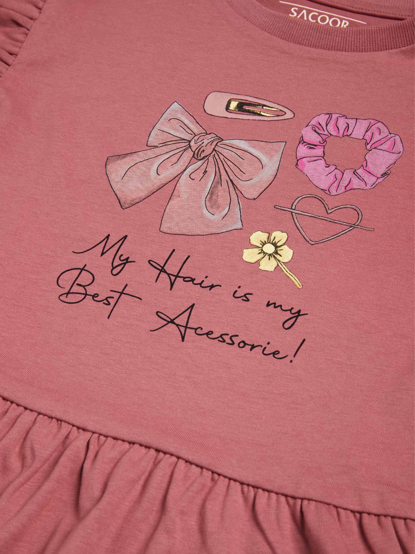 Hair Accessories Print T-shirt - Image 9