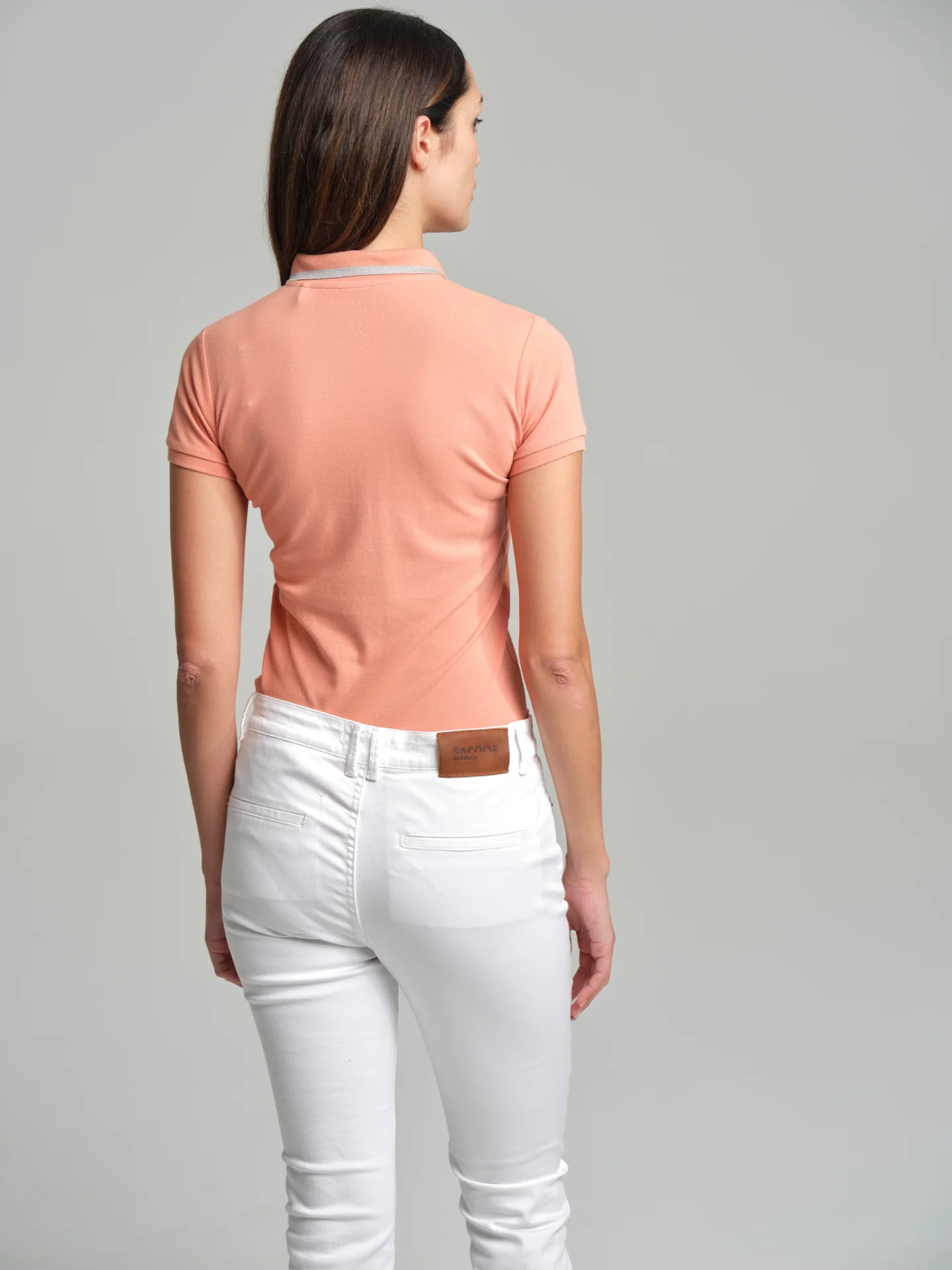 Handwritten logo-embroidered piquet polo shirt - Image 10