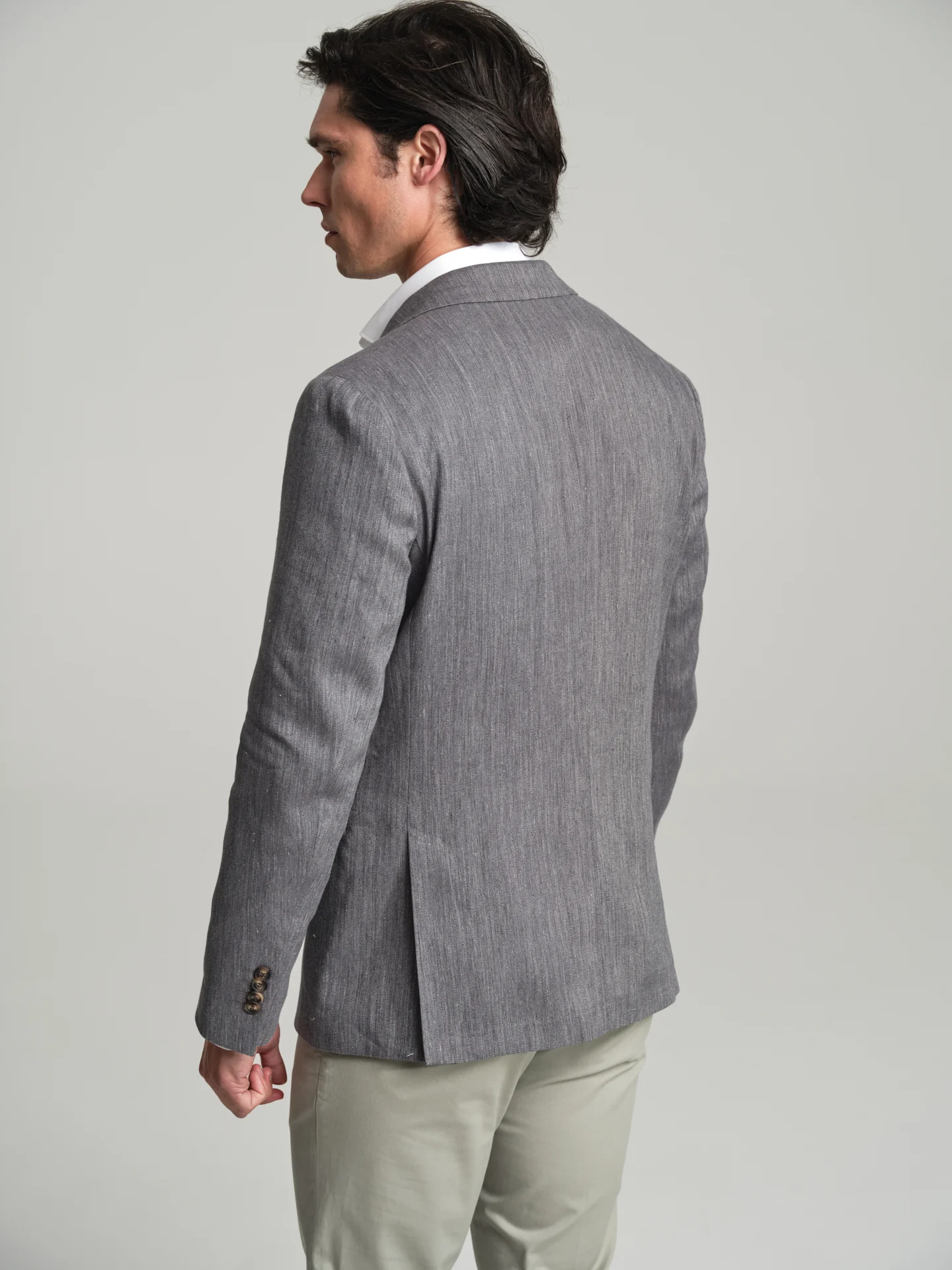 Havana Collection herringbone blazer - Image 5