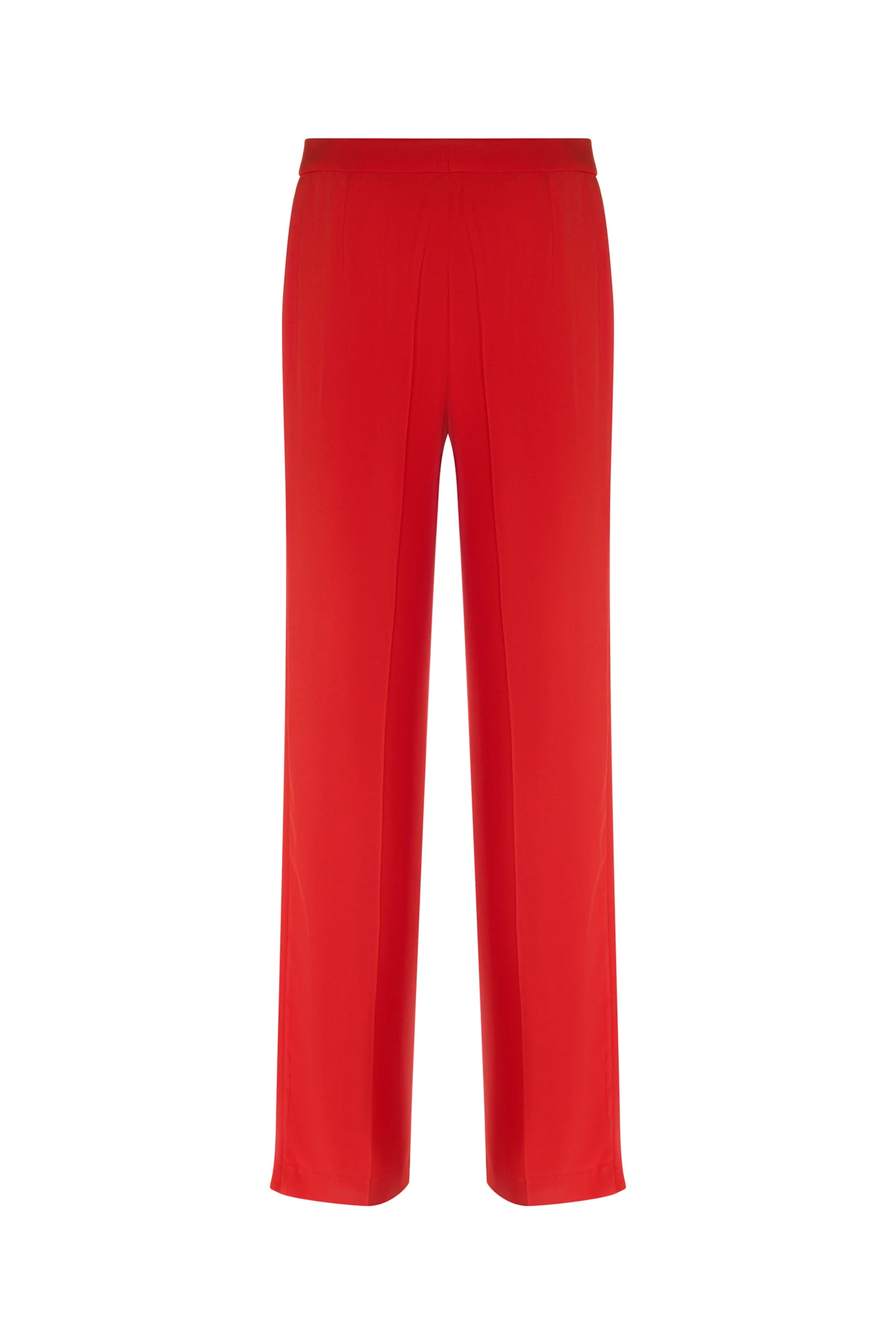 High waist trousers with stitched creases - Image 2