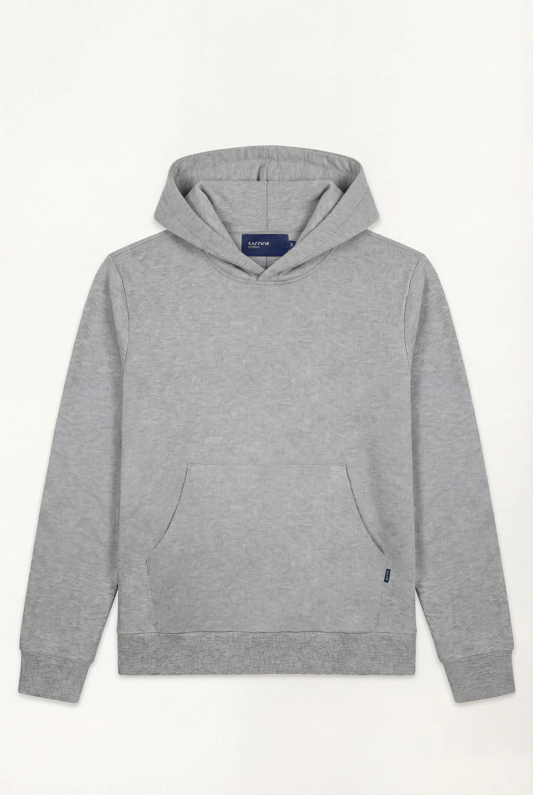 Hooded Interlock Sweatshirt With Kangaroo Pocket - Image 8