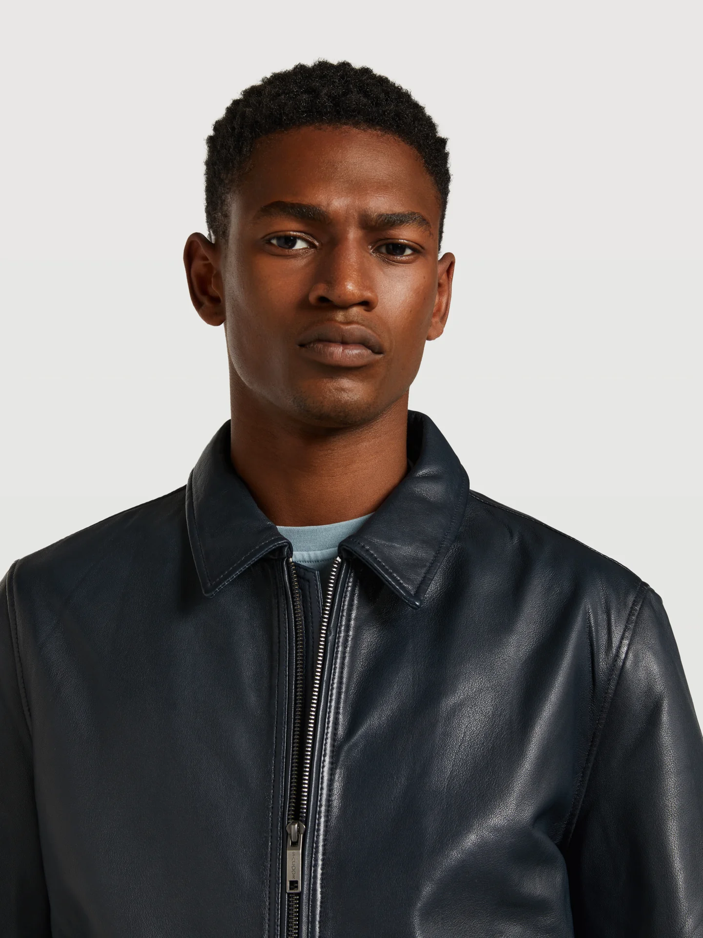 Leather bomber jacket - Image 10