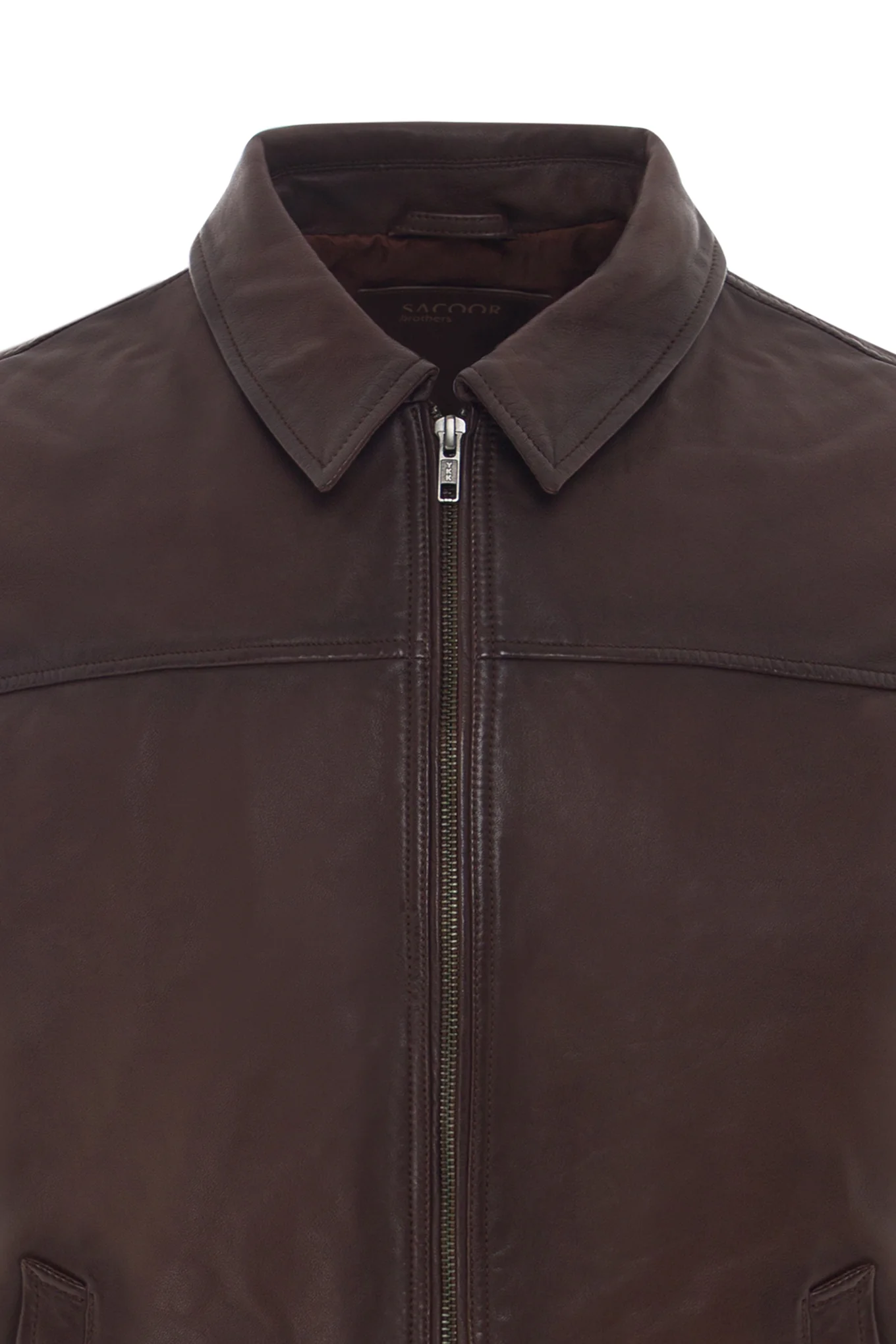 Leather bomber jacket - Image 9